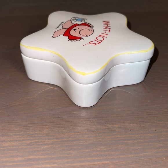 Vintage Ziggy “WHAT-NOTS” Star Shaped Ceramic Dish with Lid from Korea - Picture 5 of 10